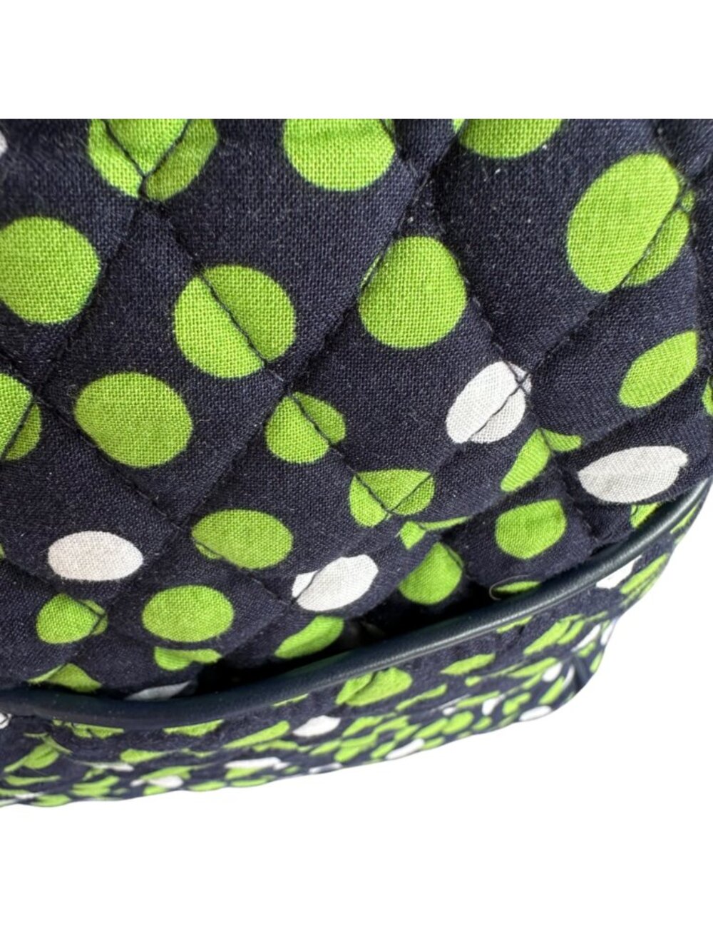 Vera Bradley Quilted Carryall Travel Bag in the "Lucky Dots" Limited Edition - Picture 9 of 16